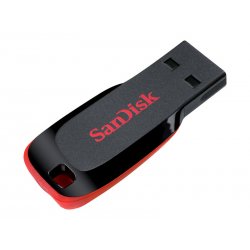 SanDisk Cruzer Blade - Drive flash USB - 16 GB - USB 2.0 - rosa eléctrico SDCZ50C-016G-B35PE