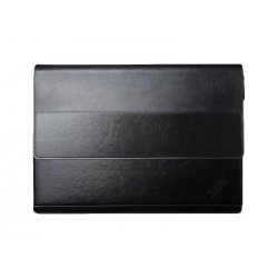 Lenovo - Capa protectora para tablet - Terylene, pele de poliuretano - preto texturizado - para ThinkPad X1 Tablet (1st Gen) 20