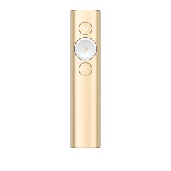 Logitech Spotlight - Controlo remoto de apresentação - 3 botões - ouro 910-004862