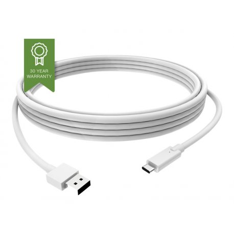 VISION Professional installation-grade USB-C to USB-A cable - LIFETIME WARRANTY - bandwidth 5 gbit/s - supports 3A charging cur