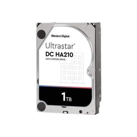 WD Ultrastar DC HA210 HUS722T1TALA604 - Disco rígido - 1 TB - interna - 3.5" - SATA 6Gb/s - 7200 rpm - buffer: 128 MB 1W10001