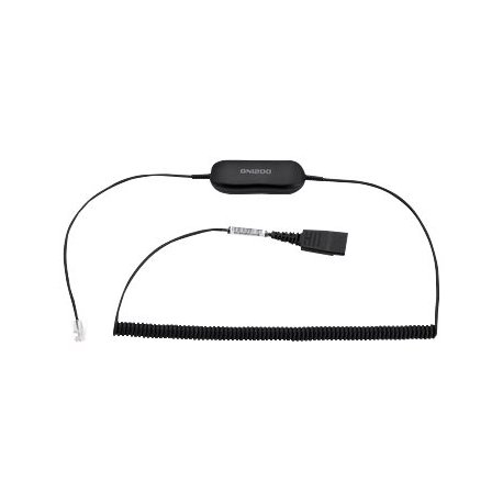 Jabra GN1218 AC Attenuation - Cabo de auricular - Quick Disconnect tomada - 2 m - para Cisco IP Phone 78XX, 88XX, BIZ 1500, 230