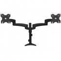 StarTech.com Desk Mount Dual Monitor Arm - Articulating - Supports Monitors 12" to 24" - Adjustable VESA Monitor Arm - Grommet 