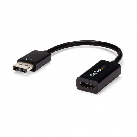 StarTech.com DisplayPort 1.2 to HDMI Adapter - 4K 30Hz - Active Audio Video Converter for DP laptop computers and HDMI Monitor 