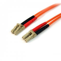 StarTech.com 10m Fiber Optic Cable - Multimode Duplex 50/125 - LSZH - LC/LC - OM2 - LC to LC Fiber Patch Cable - Cabo patch - m