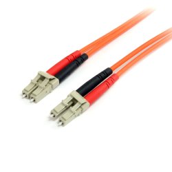 StarTech.com 2m Fiber Optic Cable - Multimode Duplex 62.5/125 - LSZH - LC/LC - OM1 - LC to LC Fiber Patch Cable (FIBLCLC2) - Ca