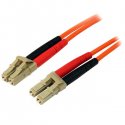 StarTech.com 2m Fiber Optic Cable - Multimode Duplex 50/125 - LSZH - LC/LC - OM2 - LC to LC Fiber Patch Cable (50FIBLCLC2) - Ca