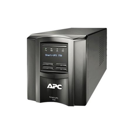 APC Smart-UPS SMT750IC - UPS - AC 220/230/240 V - 500 Watt - 750 VA - RS-232, USB - conectores de saída: 6 - preto - com APC Sm