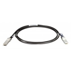 D-Link Direct Attach Cable - Cabo de ligação directa - QSFP+ para QSFP+ - 3 m - axial duplo DEM-CB300QXS