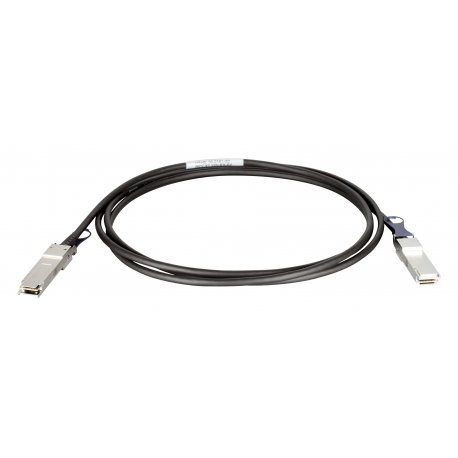 D-Link Direct Attach Cable - Cabo de ligação directa - QSFP+ para QSFP+ - 3 m - axial duplo DEM-CB300QXS