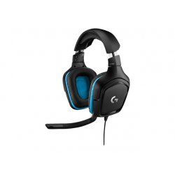 Logitech Gaming Headset G432 - Auscultadores - canal 7.1 - tamanho completo - com cabo - USB, macaco de 3,5 mm - preto 981-0007