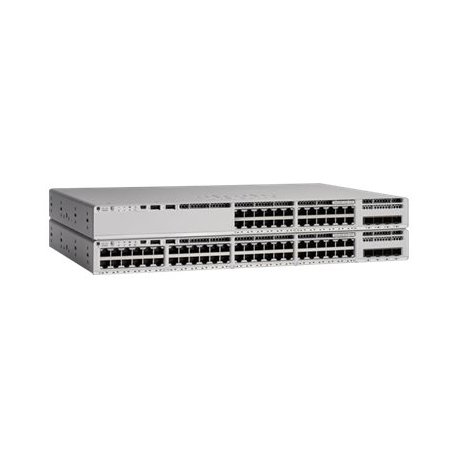 Cisco Catalyst 9200 - Network Advantage - interruptor - L3 - inteligente - 48 x 10/100/1000 (PoE+) - montável em trilho - PoE+ 