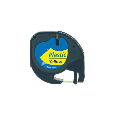 BK-Yellow 12mmX4m Plastica Dymo 2000,LT100H,QX50S0721670 NCPD91222