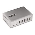 StarTech.com 7-Port USB-C Hub, 5x USB-A + 2x USB-C, Self-Powered w/ 65W Power Supply, USB 3.1 10Gbps Hub w/ BC1.2 Charging, Des