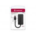 Transcend HUB2 - Hub - 4 x SuperSpeed USB 3.0 - desktop TS-HUB2K