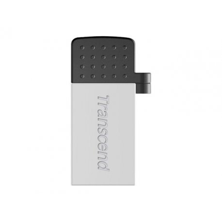 Transcend JetFlash Mobile 380 - Drive flash USB - 16 GB - USB 2.0 - prata TS16GJF380S