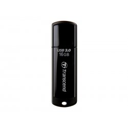 Transcend JetFlash 700 - Drive flash USB - 16 GB - USB 3.0 - preto TS16GJF700