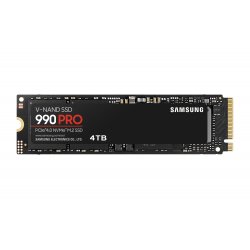 Samsung 990 PRO MZ-V9P4T0BW - SSD - encriptado - 4 TB - interna - M.2 2280 - PCIe 4.0 x4 (NVMe) - 256-bits AES - TCG Opal Encry