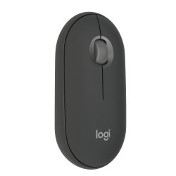 Logitech Pebble Mouse 2 M350s - Rato - óptico - 3 botões - sem fios - Bluetooth 5.2 LE - grafite tonal 910-007015