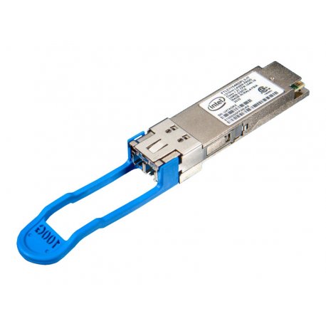 Intel - Módulo de transceptor QSFP28 - 100GbE - 100GBase-LR4 - até 10 km - 1294.53-1296.59 nm / 1299.02-1301.09 nm / 1303.54-13