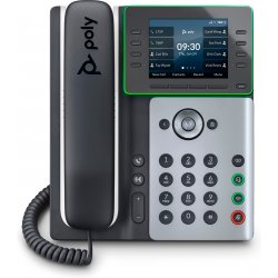 Poly Edge E300 - Telefone VoIP com identificação do chamador/chamada em espera - tridirecional capacidade de chamada - SIP, SDP