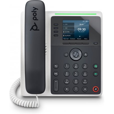 Poly Edge E220 - Telefone VoIP com identificação do chamador/chamada em espera - tridirecional capacidade de chamada - SIP, SDP