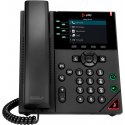 Poly VVX 350 - Telefone VoIP - tridirecional capacidade de chamada - SIP, SDP - operação de 6 linhas - 24 linhas - preto 89B68A