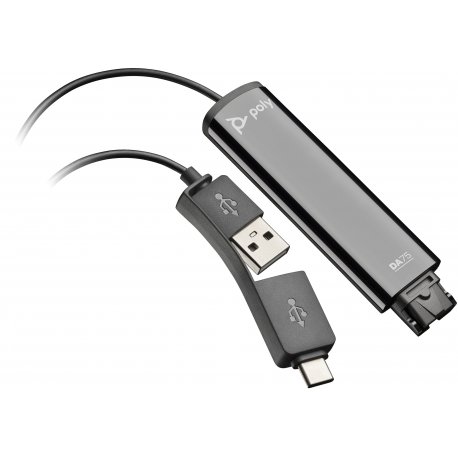 Poly DA75 - Placa de som - USB-C / USB-A - para Victus by HP Laptop 16, Laptop 14, 15, 17, Pavilion Plus Laptop 14, 16 786C6AA