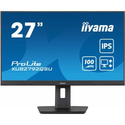 iiyama ProLite XUB2792QSU-B6 - Monitor LED - 27" - 2560 x 1440 WQHD @ 100 Hz - IPS - 250 cd/m² - 1300:1 - 0.4 ms - HDMI, Displa