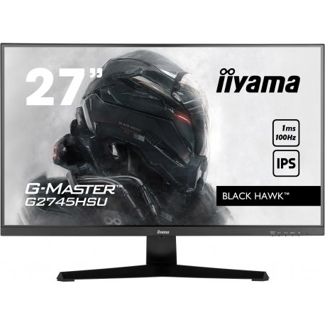 iiyama G-MASTER Black Hawk G2745HSU-B1 - Monitor LED - 27" - 1920 x 1080 Full HD (1080p) @ 100 Hz - IPS - 250 cd/m² - 1000:1 - 