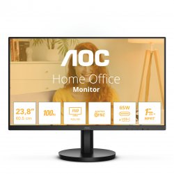 AOC Basic-line 24B3CA2 - B3 Series - monitor LED - 24" (23.8" visível) - 1920 x 1080 Full HD (1080p) @ 100 Hz - IPS - 250 cd/m²