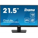 iiyama ProLite XU2293HSU-B6 - Monitor LED - 22" (21.5" visível) - 1920 x 1080 Full HD (1080p) @ 100 Hz - IPS - 250 cd/m² - 1000