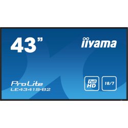 iiyama ProLite LE4341S-B2 - 43" Classe Diagonal (42.5" visível) ecrã LCD com luz de fundo LED - sinalização digital - 1080p 192