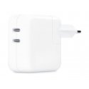 Apple - Adaptador de alimentação - 35 Watt - 2 conectores de saída (24 pin USB-C) MW2K3ZM/A