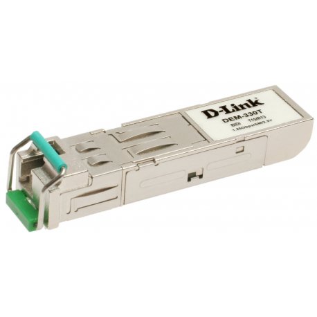 D-Link DEM 330T - Módulo de transceptor SFP (mini-GBIC) - 1GbE - 1000Base-LX - monomodo LC - até 10 km - 1.550 (TX) / 1.310 (RX