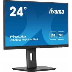 iiyama ProLite XUB2497HSN-B1 - Monitor LED - 24" (23.8" visível) - 1920 x 1080 Full HD (1080p) @ 100 Hz - IPS - 250 cd/m² - 130