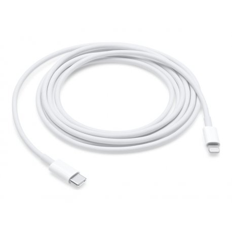 Apple - Cabo Lightning - 24 pin USB-C macho para Lightning macho - 2 m MW2R3ZM/A