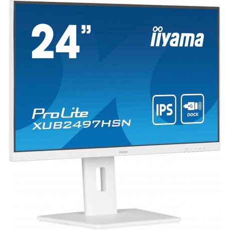 iiyama ProLite XUB2497HSN-W1 - Monitor LED - 24" (23.8" visível) - 1920 x 1080 Full HD (1080p) @ 100 Hz - IPS - 250 cd/m² - 130