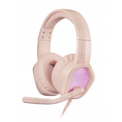 Auscultadores MARS GAMING MH320 RGB HEADPHONES+MIC, HIFI, NOISE CANCEL, MULTIPLATFORM, PINK MH320P