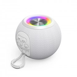 \Coluna HAMA \\\"Ball Shape Speaker\\\\\"" Bluetooth Loudspeaker, 5 Light Modes, 5W, white\"" 00188238"""