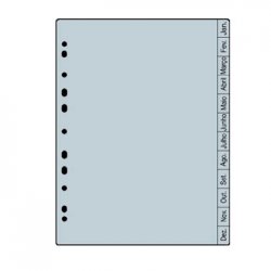 Separadores A4 Plastico Jan a Dez 1un 172Z0382