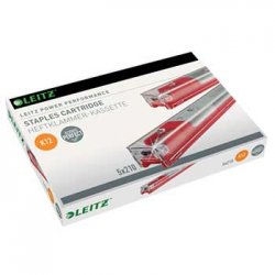 Agrafos K12 Vermelho 80Fls p/ Agrafador Leitz 5550 5x210 155940000