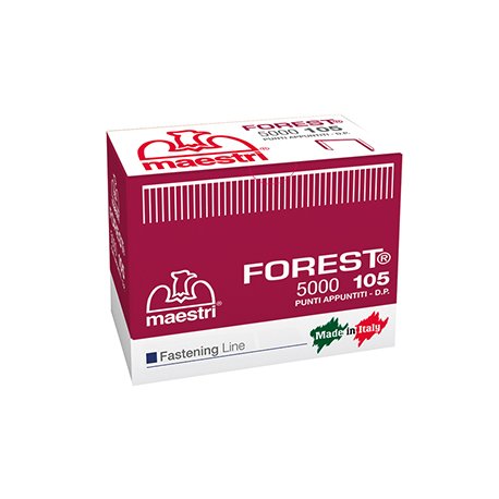 Agrafo 105 Forest (5mm) para Rocamatica 114 Cx. 5000un 1551072