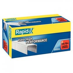 Agrafos 24/8 Rapid (10/50 Folhas) Cx5000un 1551017