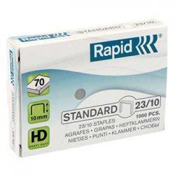 Agrafos 23/10 Rapid (40/70 Folhas) Cx1000un 1551604