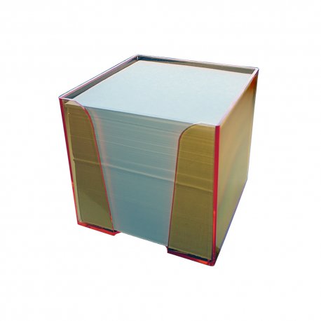 Suporte + Bloco Cubo 840Fls Papel Banco 90x90x90mm Sortido 1081502