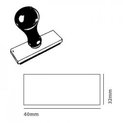 Pack Base Zinco Carimbo 40x32mm (13)+ Cabo Plástico 10un 5721035