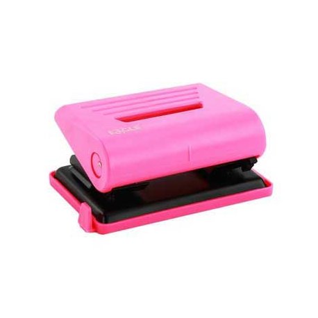 Furador 12 Folhas Eagle Neon Color com Guia Rosa 505EAP11001R