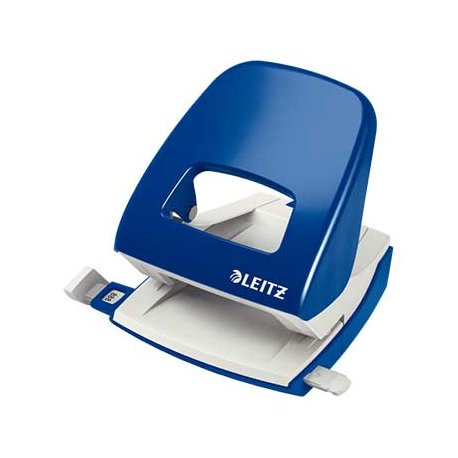 Furador 25 Folhas Leitz 5008 2.5mm c/Regua Azul 5321550A