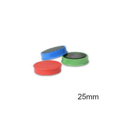 Magnetos 25mm Cores Sortidas Pack 10un (kf02643) 17936231